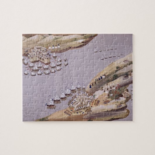 Puzzle Batailles pour les îles de Crète et de Samos, plat (Horizontal)