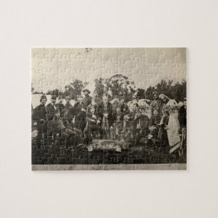 Puzzle Bataillon américain de guerre civile Artillerie de
