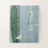 Puzzle Bateau à Bar Harbour Maine (Vertical)