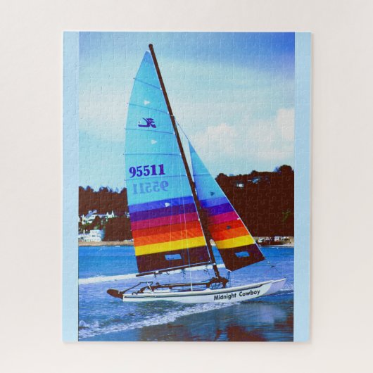 Puzzle Bateau à cow-boy de minuit (Vertical)