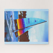 Puzzle Bateau à cow-boy de minuit (Horizontal)