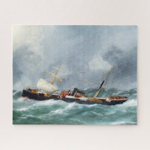 Puzzle Bateau à vapeur Finsbury 1881