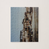 Puzzle Bateau dans le port de Fowey (Vertical)