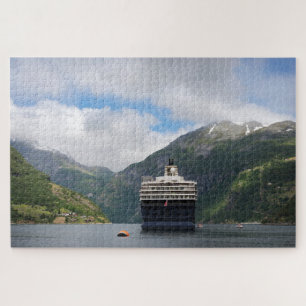 Puzzle Bateau de croisière à Geirangerfjord en Norvège