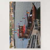 Puzzle Bateau de croisière au quai, Porto, Portugal (Vertical)