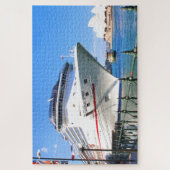Puzzle Bateau de croisière dans le port (Vertical)