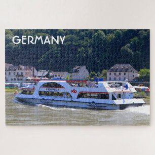 Puzzle Bateau de croisière, Rhin, Allemagne