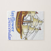 Puzzle Bateau de navigation de descendant de fleur (Horizontal)