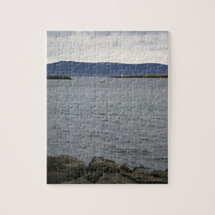 Puzzle Bateau de pêche quittant le port, Reykjavik,