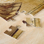 Puzzle bateau de pirate (Côté)