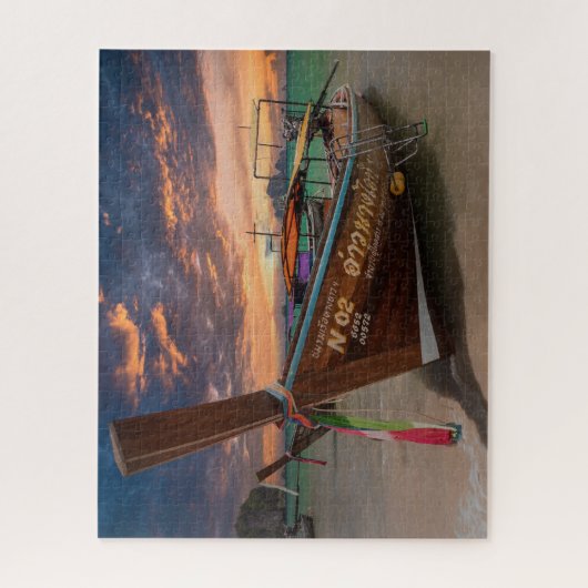 Puzzle Bateau longue queue au coucher du soleil, Krabi, T (Vertical)