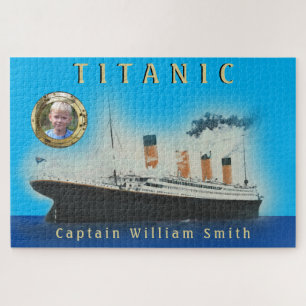 Puzzle Bateau photo personnalisé Capitaine Titanic