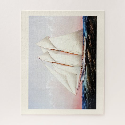 Puzzle Bateau Schooner (Vertical)