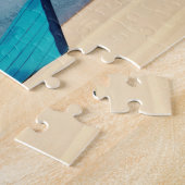 Puzzle Bateau sur la plage Photo été (Côté)