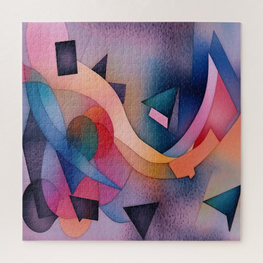 Puzzle "Bateau sur l'eau" Art Abstrait contemporain (Vertical)