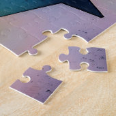 Puzzle "Bateau sur l'eau" Art Abstrait contemporain (Côté)