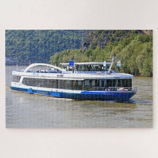 Puzzle Bateau touristique, Rhin, Allemagne (Horizontal)