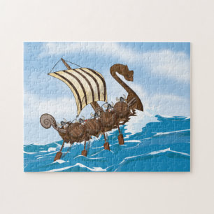 Puzzle Bateau Viking
