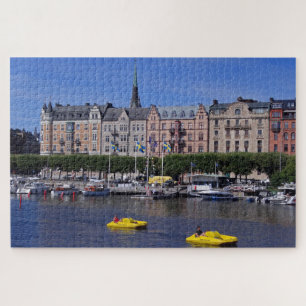 Puzzle Bateaux à pédales sur une journée d'été à Stockhol