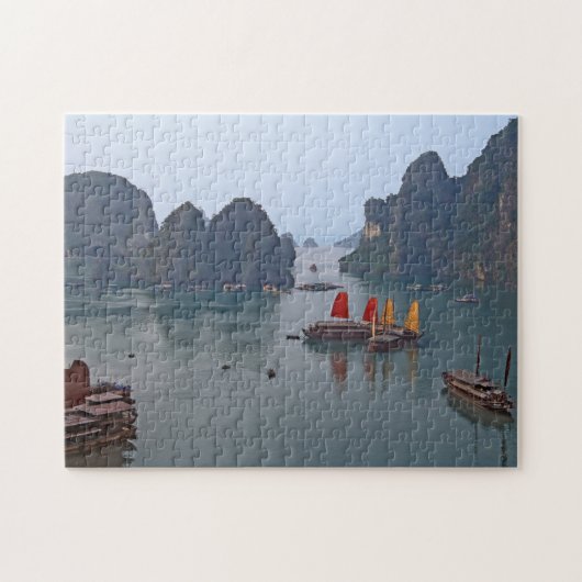 Puzzle Bateaux à voile à Ha Long Bay - Vietnam, Asie (Horizontal)
