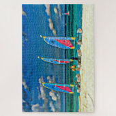 Puzzle Bateaux à voile Vacances plage tropicale (Vertical)