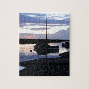 Puzzle Bateaux Blakeney au crépuscule