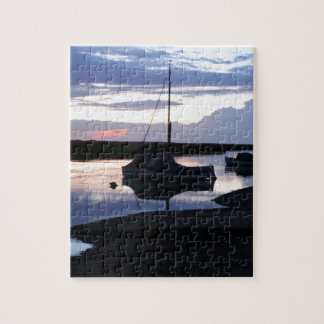 Puzzle Bateaux Blakeney au crépuscule
