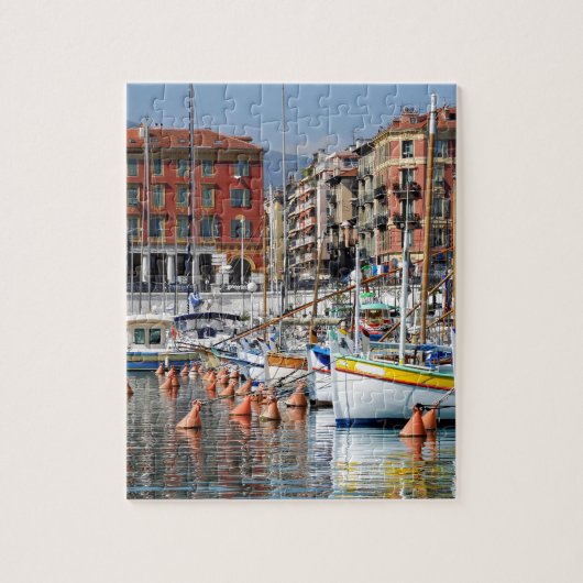 Puzzle Bateaux dans le port de Nice en France (Vertical)