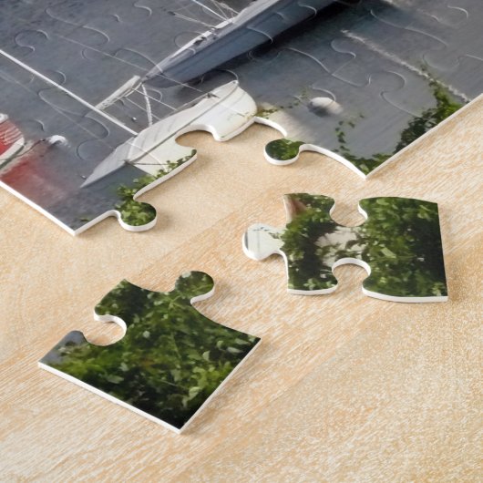 Puzzle Bateaux dans un port de Cape Cod (Côté)