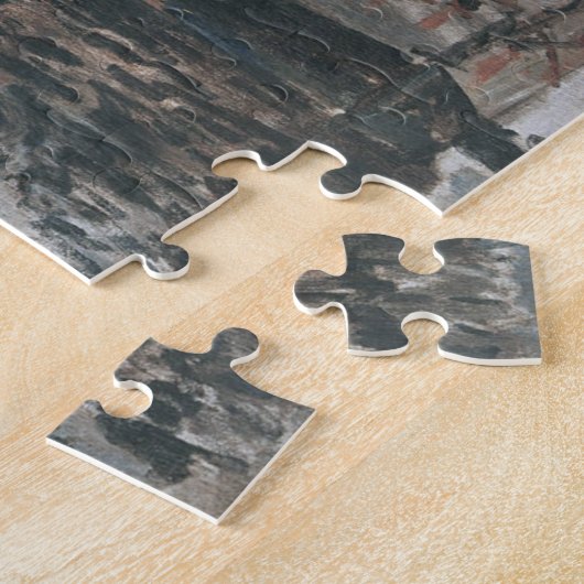 Puzzle Bateaux dans un port Monet Art (Côté)