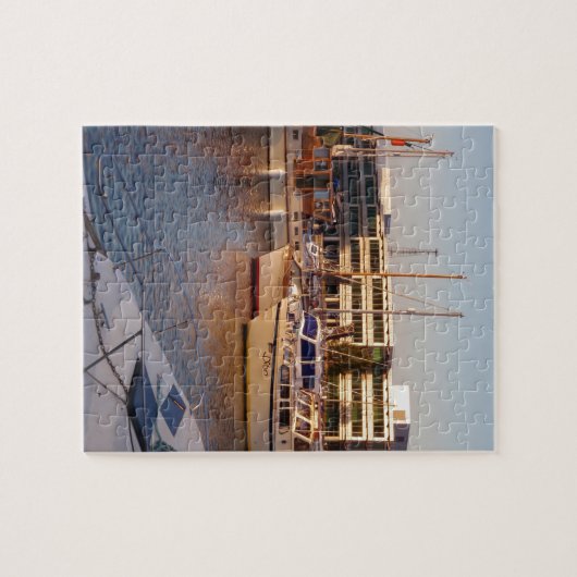 Puzzle Bateaux Dans Une Marina (Horizontal)