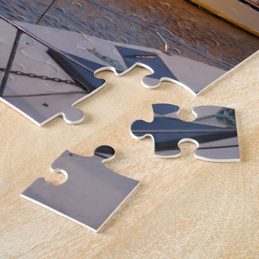 Puzzle Bateaux Dans Une Marina (Côté)