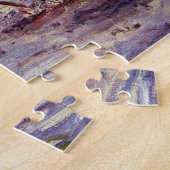 Puzzle Bateaux de pêche à Étretat Monet Art (Côté)