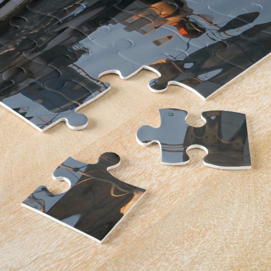 Puzzle Bateaux de pêche Chypre. (Côté)