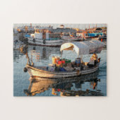 Puzzle Bateaux de pêche Chypre. (Horizontal)