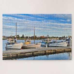 Puzzle Bateaux de pêche dans le port, Portland, Australie
