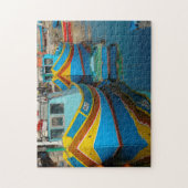 Puzzle Bateaux de pêche de la Dominique. (Vertical)