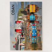 Puzzle Bateaux de pêche et ferry, Oban, Écosse (Vertical)