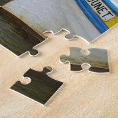 Puzzle Bateaux de pêche provençaux typiques peints en (Côté)
