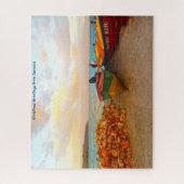 Puzzle Bateaux de pêche sur une plage de Jamaïque. Jigsaw (Vertical)