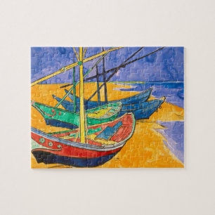 Puzzle Bateaux de Van Gogh Impressionnisme Plage