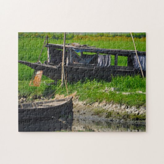 Puzzle Bateaux du Bangladesh River. (Horizontal)