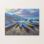 Puzzle Bateaux en bois coloré Phewa Lake Nepal Travel<br><div class="desc">Cette conception à thème voyage comporte des bateaux en bois colorés sur le lac Phewa au Népal #voyage #aventure #lac #nepal #extérieur #campagne #lieu historique #tourisme #nature #paysage #cadeaux #cadeaux #puzzles #puzzles #jigsaw #jigsawpuzzle #fun #jeux #montagne #paysage #transport #tourisme #vacances #transports #traditionnels #extérieur #paysage #réflexion #tranquillité #destination</div>