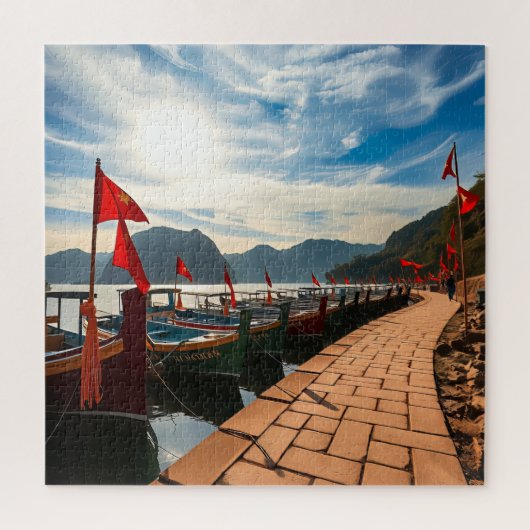 Puzzle Bateaux en bois traditionnels (Vertical)