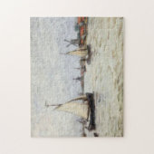 Puzzle Bateaux en Hollande près du Zaandam Monet Fine Art (Vertical)