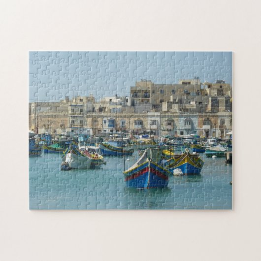 Puzzle Bateaux maltais colorés (Horizontal)