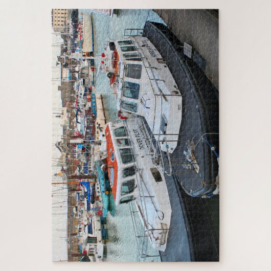 Puzzle Bateaux pilotes, Dover, Kent, Angleterre (Vertical)