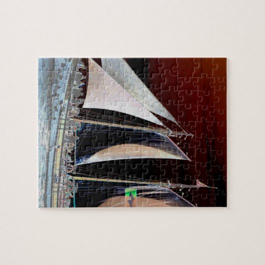Puzzle Bateaux sous voile (Horizontal)