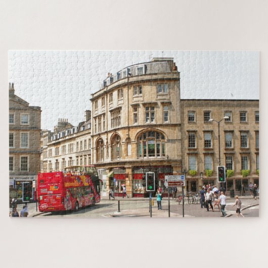 Puzzle Bath city et Tour Bus, Angleterre (Horizontal)