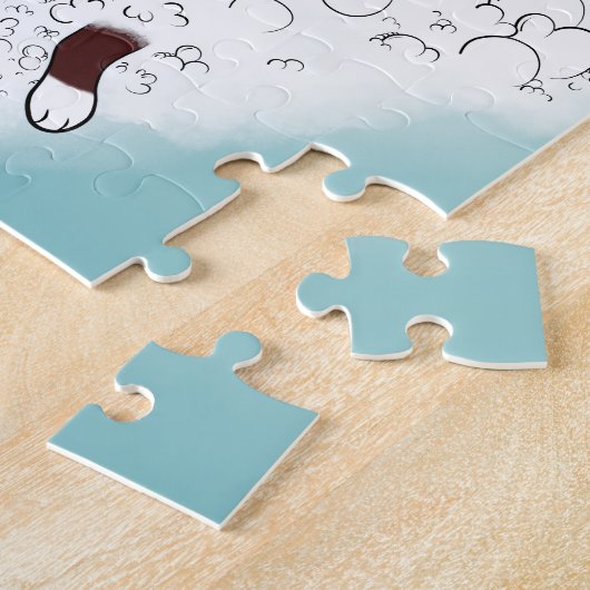 Puzzle Bath de Boston Terrier (Côté)